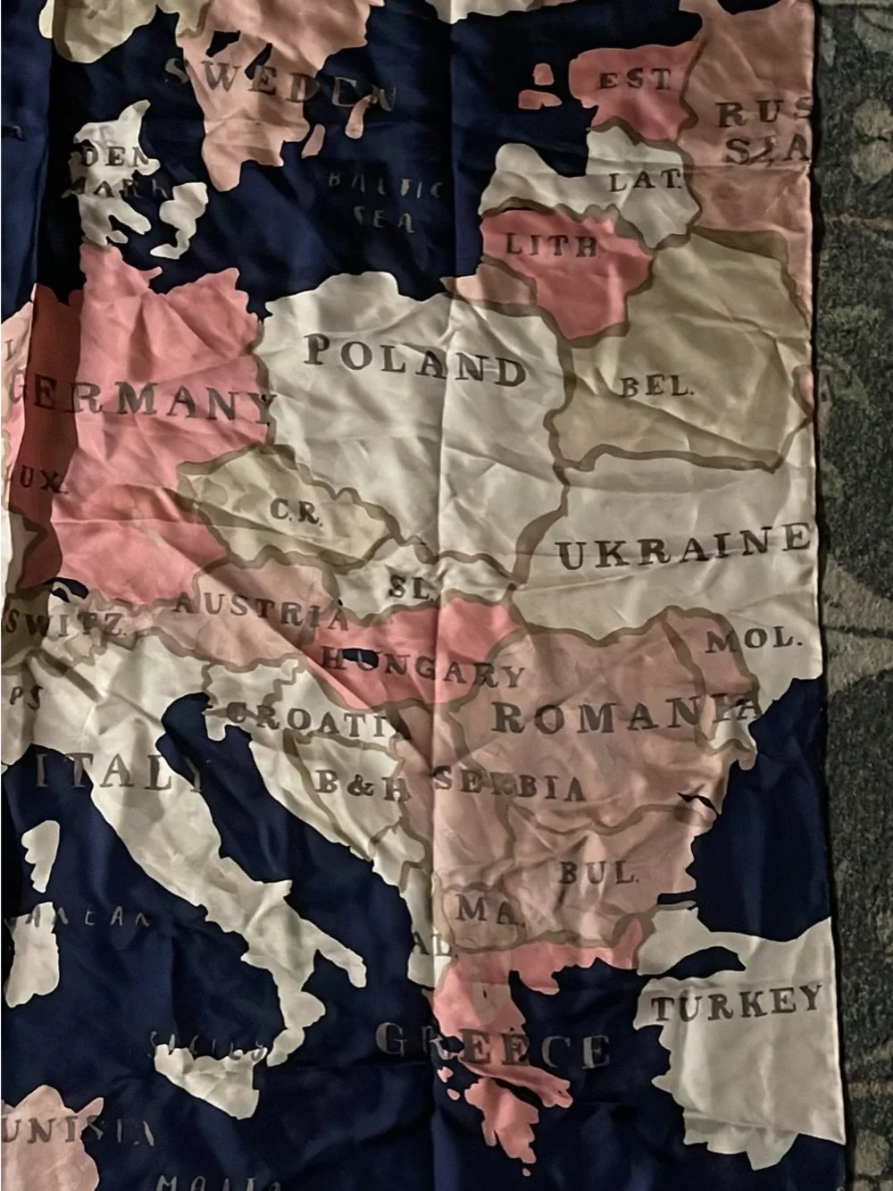 kate spade map print